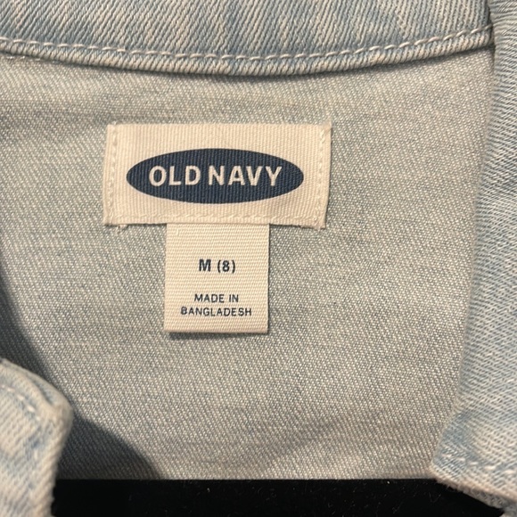 Big kids Old Navy crop jean jacket - Picture 2 of 3
